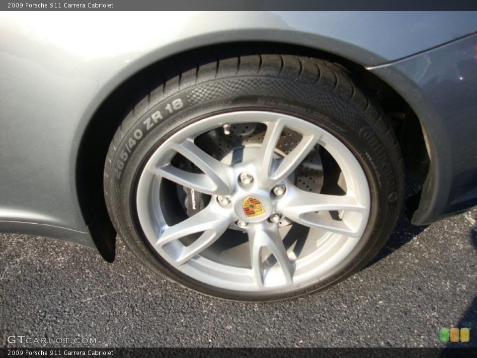 2009 Porsche 911 Carrera Cabriolet Wheel and Tire Photo #41062127