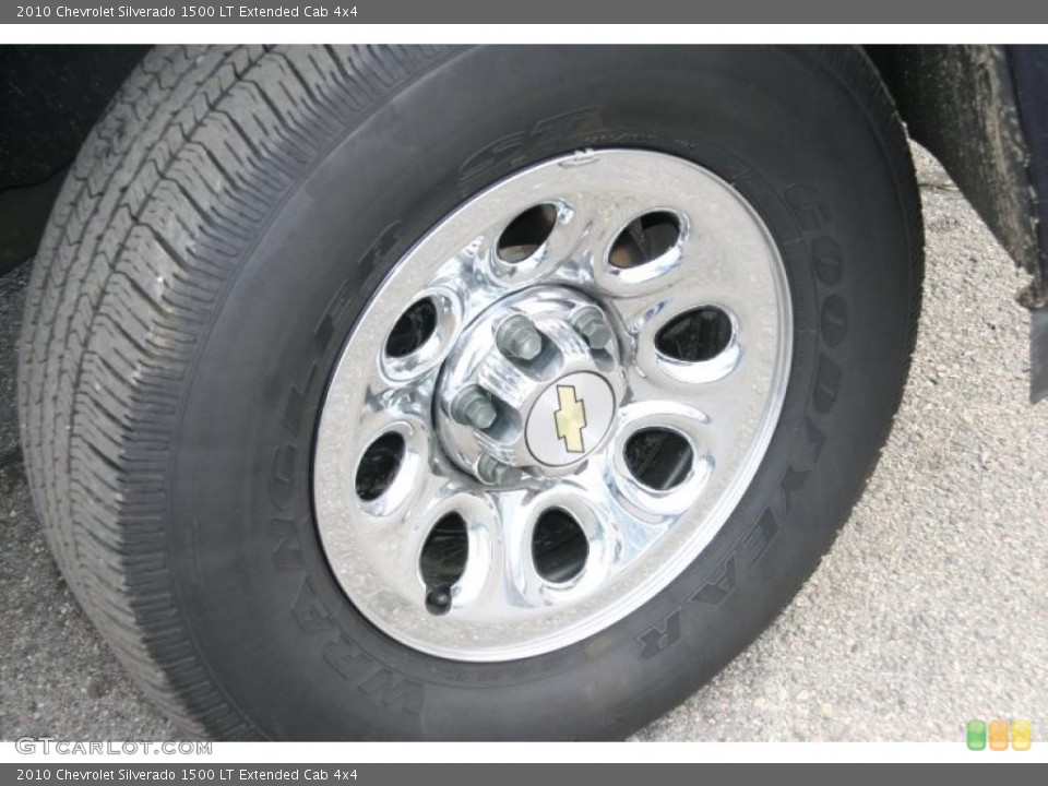2010 Chevrolet Silverado 1500 LT Extended Cab 4x4 Wheel and Tire Photo #41065347
