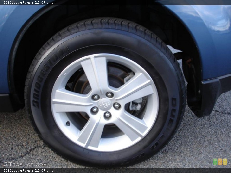 2010 Subaru Forester 2.5 X Premium Wheel and Tire Photo #41070559