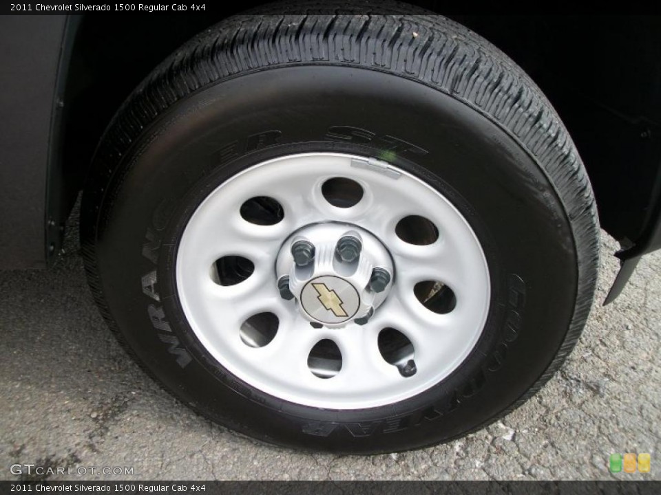 2011 Chevrolet Silverado 1500 Regular Cab 4x4 Wheel and Tire Photo #41074087