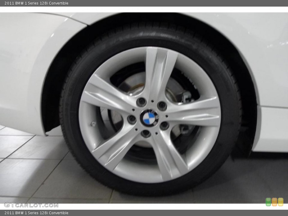 2011 BMW 1 Series 128i Convertible Wheel and Tire Photo #41077935