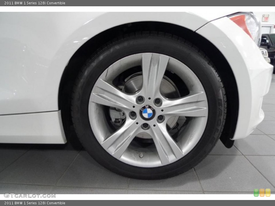 2011 BMW 1 Series 128i Convertible Wheel and Tire Photo #41077955