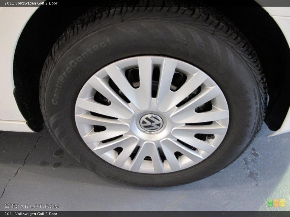 2011 Volkswagen Golf 2 Door Wheel and Tire Photo #41078191