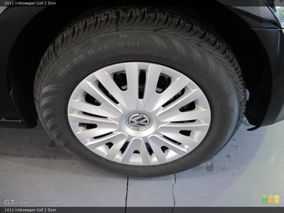 2011 Volkswagen Golf 2 Door Wheel and Tire Photo #41078427