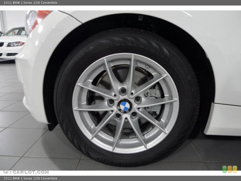 2011 BMW 1 Series 128i Convertible Wheel and Tire Photo #41078475