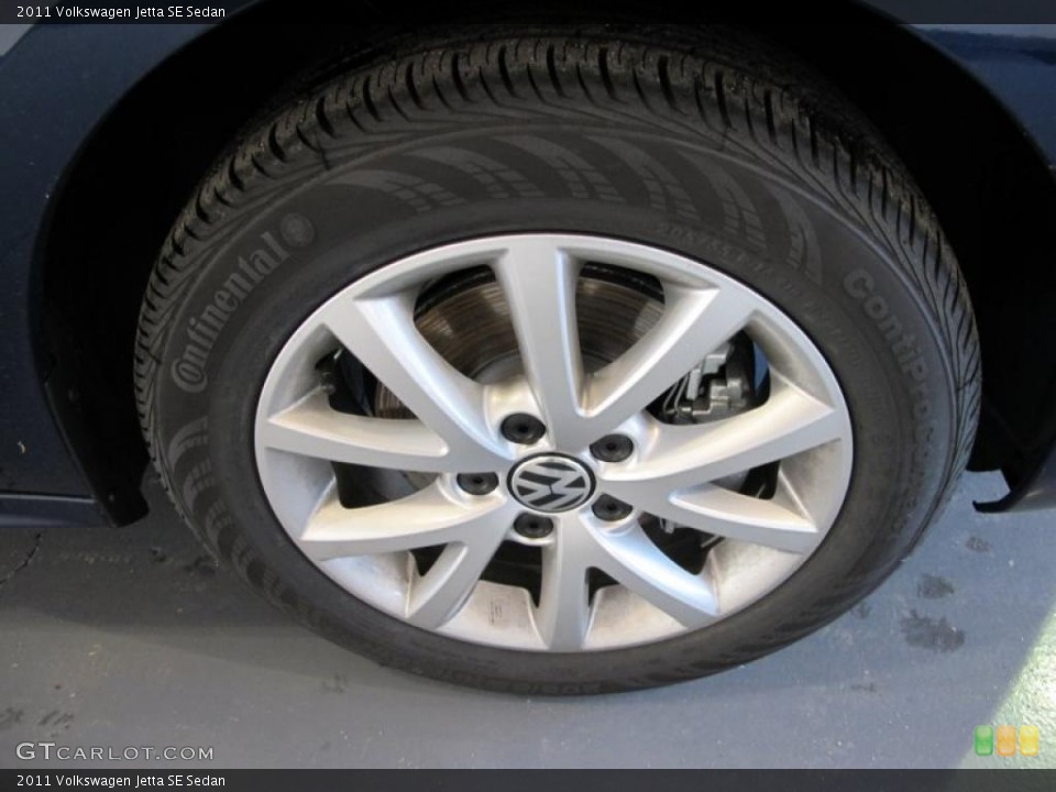 2011 Volkswagen Jetta SE Sedan Wheel and Tire Photo #41078699