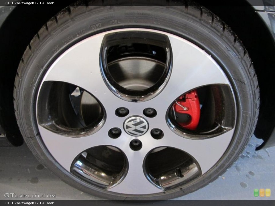 2011 Volkswagen GTI 4 Door Wheel and Tire Photo #41079343