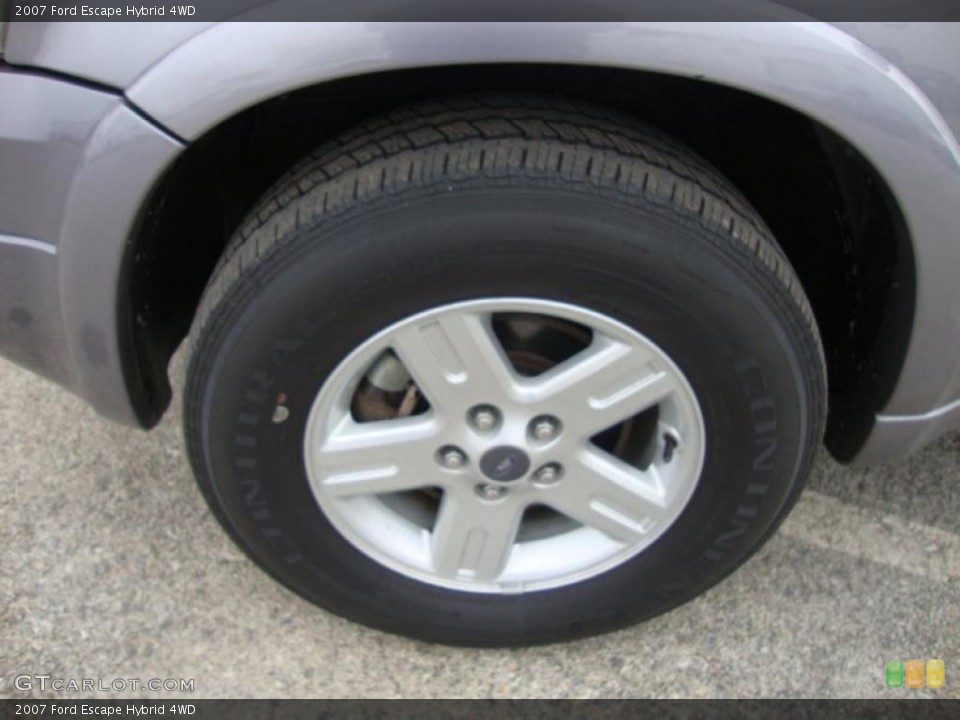 2007 Ford Escape Hybrid 4WD Wheel and Tire Photo #41084543