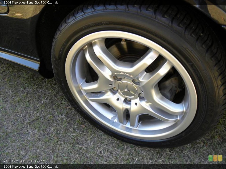 2004 Mercedes-Benz CLK 500 Cabriolet Wheel and Tire Photo #41085787