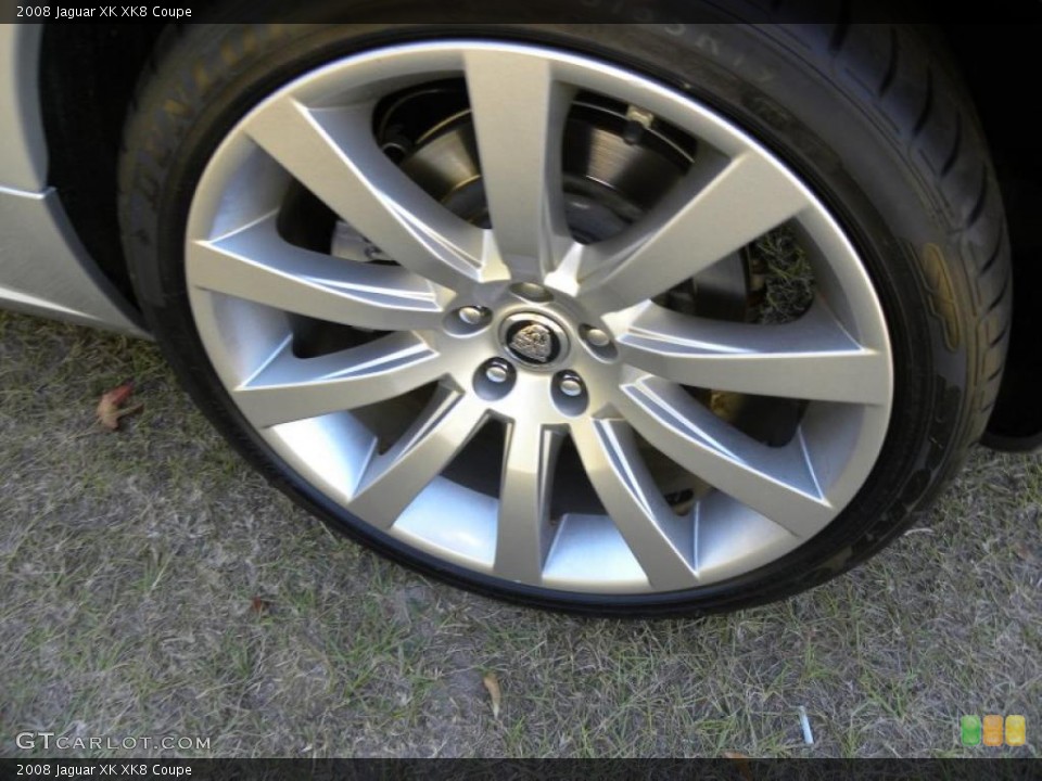 2008 Jaguar XK XK8 Coupe Wheel and Tire Photo #41086579