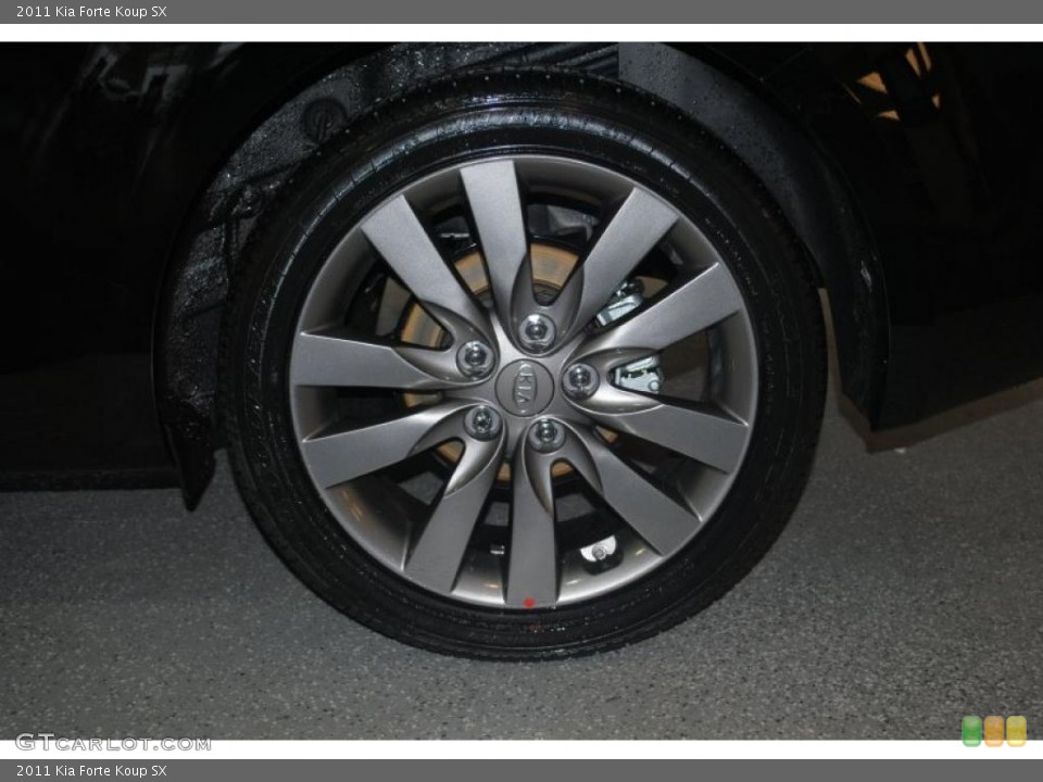 2011 Kia Forte Koup SX Wheel and Tire Photo #41096693