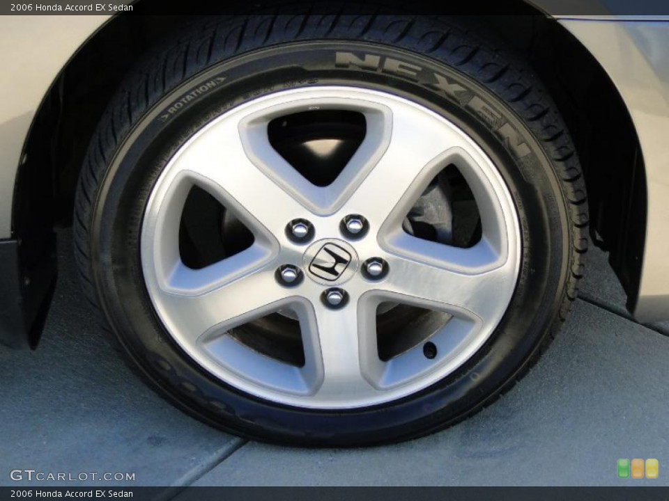 2006 Honda Accord EX Sedan Wheel and Tire Photo #41098843