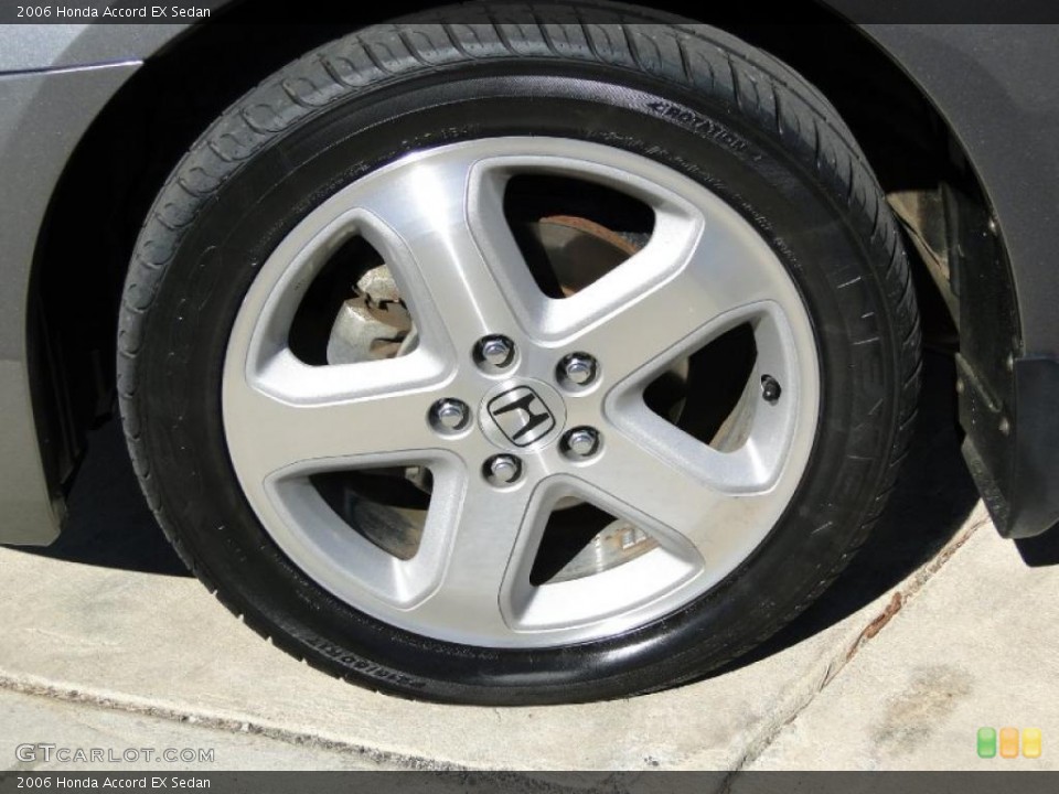 2006 Honda Accord EX Sedan Wheel and Tire Photo #41098879