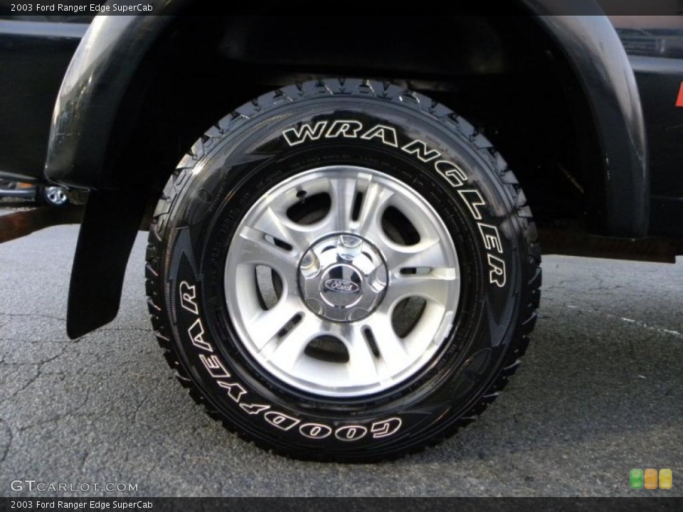 2003 Ford Ranger Edge SuperCab Wheel and Tire Photo #41099589