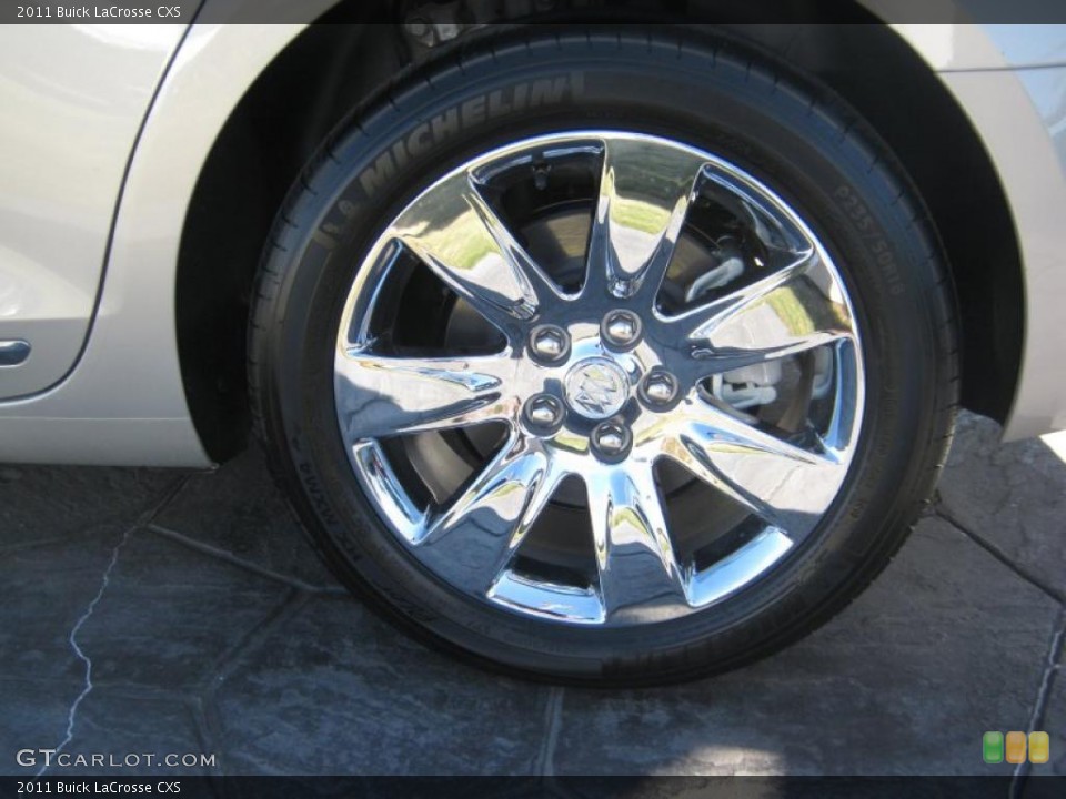 2011 Buick LaCrosse CXS Wheel and Tire Photo #41100125