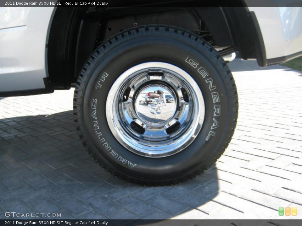 2011 Dodge Ram 3500 HD SLT Regular Cab 4x4 Dually Wheel and Tire Photo #41100373