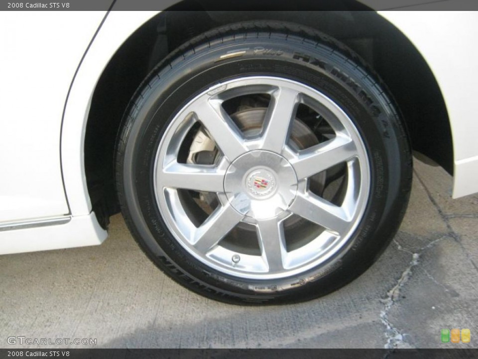 2008 Cadillac STS V8 Wheel and Tire Photo #41104462