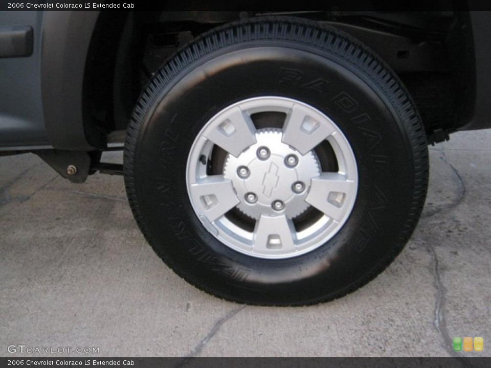 2006 Chevrolet Colorado LS Extended Cab Wheel and Tire Photo #41105386