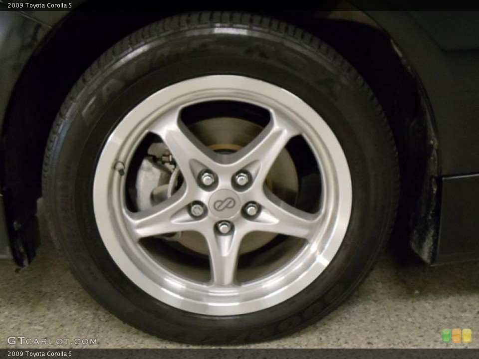 2009 Toyota Corolla Custom Wheel and Tire Photo #41105758