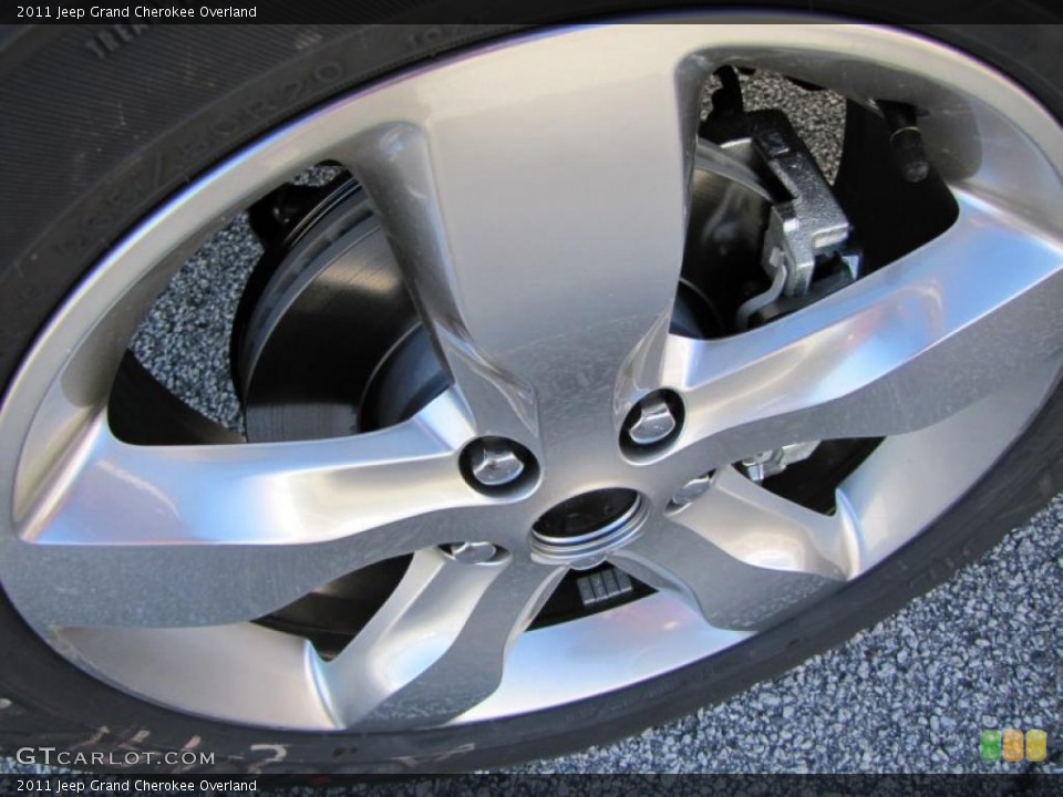 2011 Jeep Grand Cherokee Overland Wheel and Tire Photo #41105842
