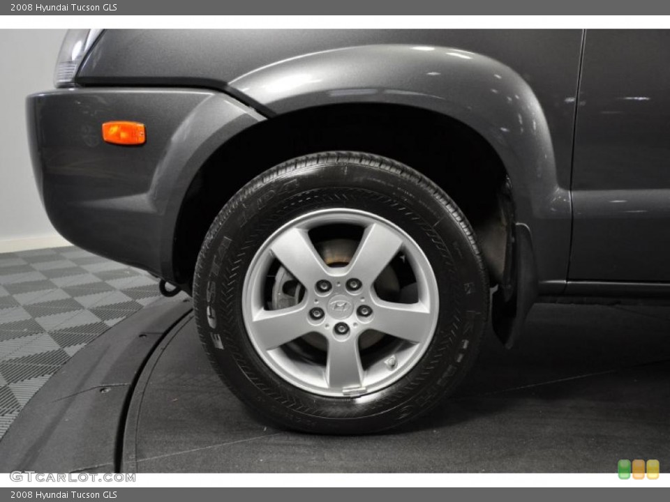 2008 Hyundai Tucson GLS Wheel and Tire Photo #41108190