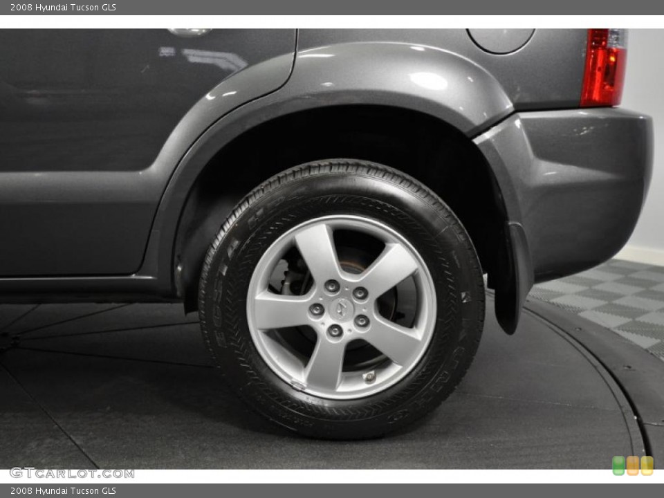 2008 Hyundai Tucson GLS Wheel and Tire Photo #41108202