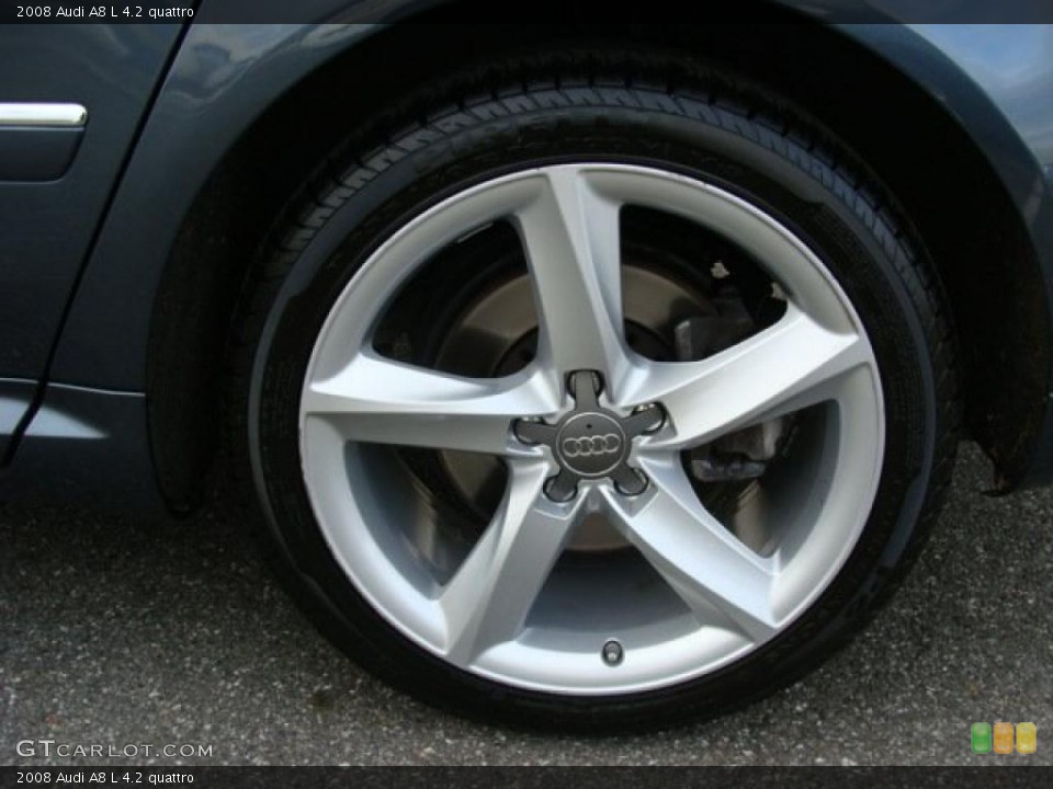 2008 Audi A8 L 4.2 quattro Wheel and Tire Photo #41113631