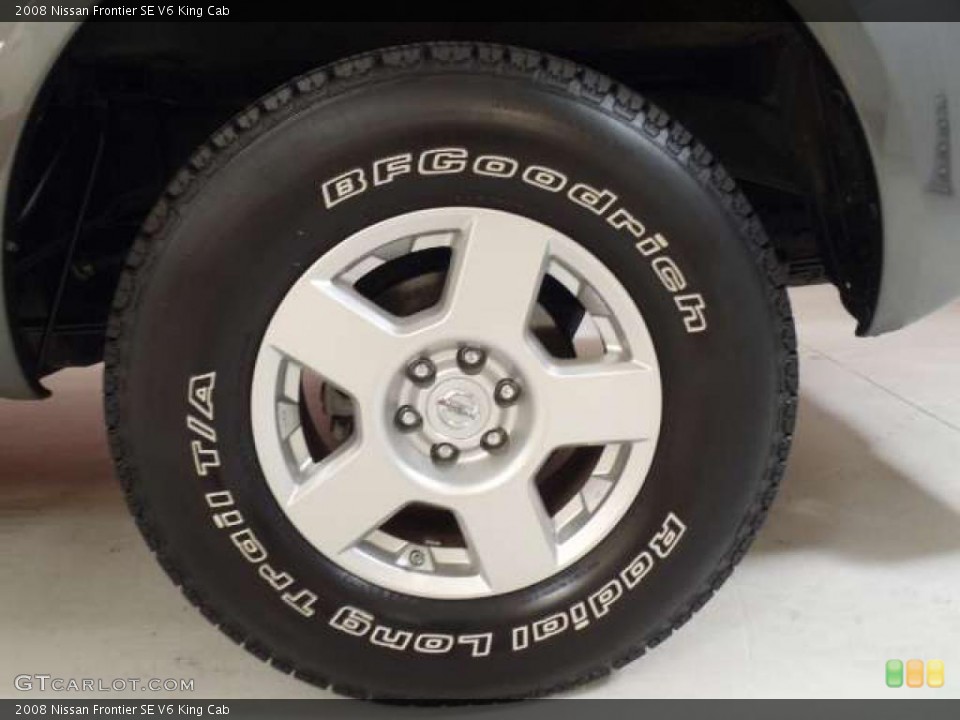 2008 Nissan Frontier SE V6 King Cab Wheel and Tire Photo #41115927