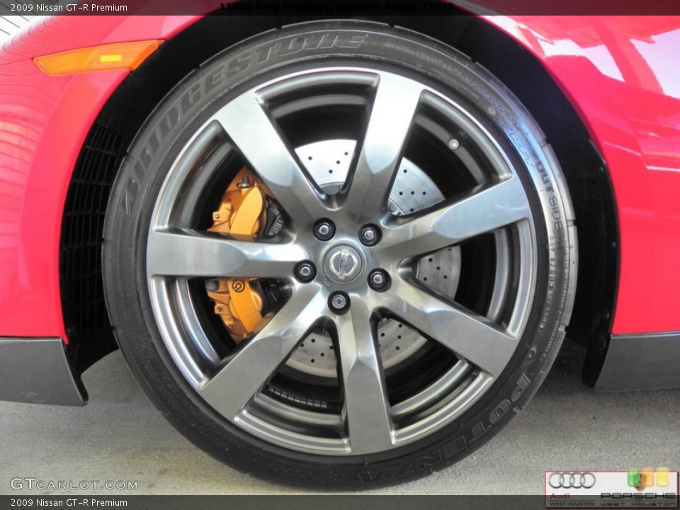 2009 Nissan GT-R Premium Wheel and Tire Photo #41116331