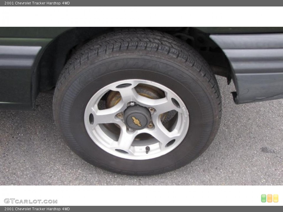 2001 Chevrolet Tracker Hardtop 4WD Wheel and Tire Photo #41118943