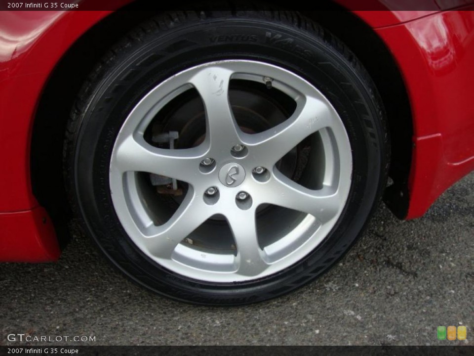 2007 Infiniti G 35 Coupe Wheel and Tire Photo #41124887
