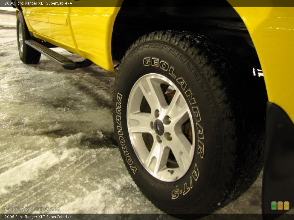 2006 Ford Ranger XLT SuperCab 4x4 Wheel and Tire Photo #41125871