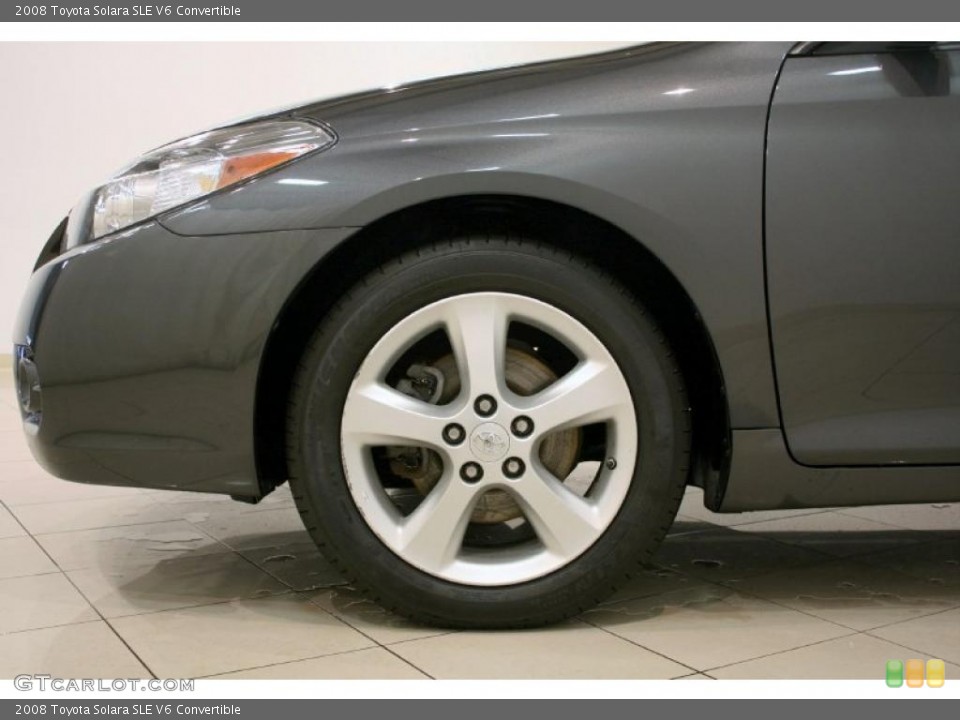 2008 Toyota Solara SLE V6 Convertible Wheel and Tire Photo #41132723
