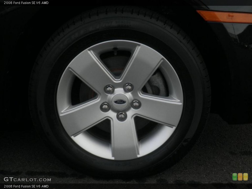 2008 Ford Fusion SE V6 AWD Wheel and Tire Photo #41133363