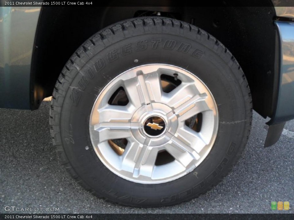 2011 Chevrolet Silverado 1500 LT Crew Cab 4x4 Wheel and Tire Photo #41133799
