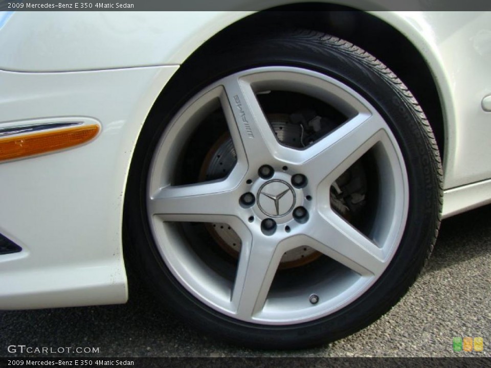 2009 Mercedes-Benz E 350 4Matic Sedan Wheel and Tire Photo #41134315