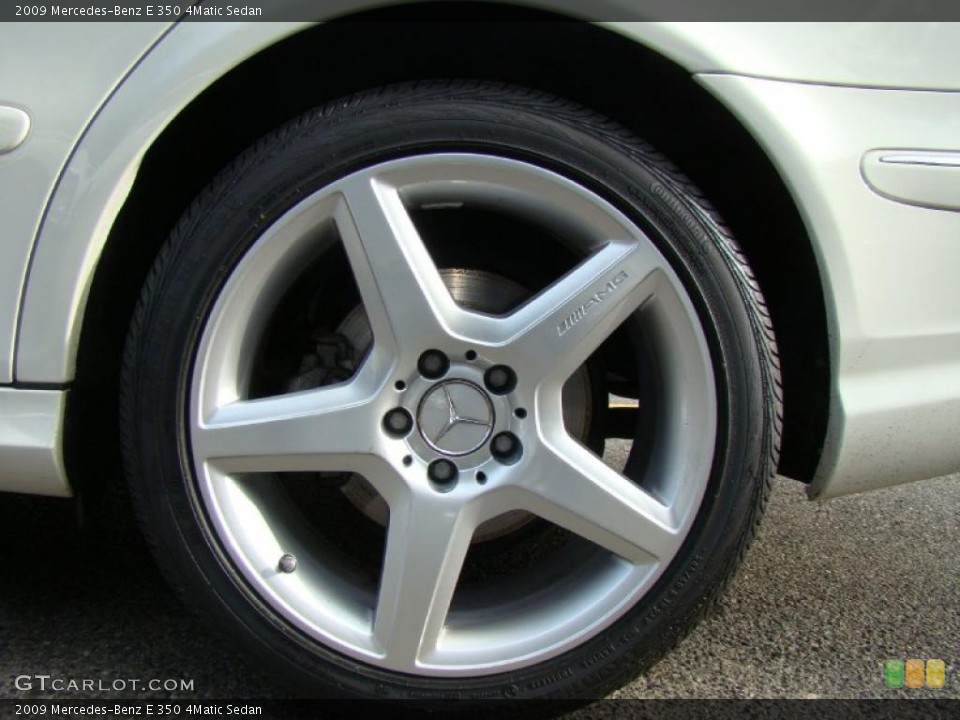 2009 Mercedes-Benz E 350 4Matic Sedan Wheel and Tire Photo #41134379