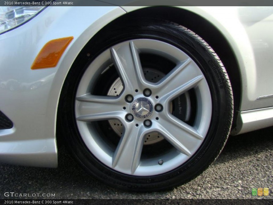 2010 Mercedes-Benz C 300 Sport 4Matic Wheel and Tire Photo #41134579