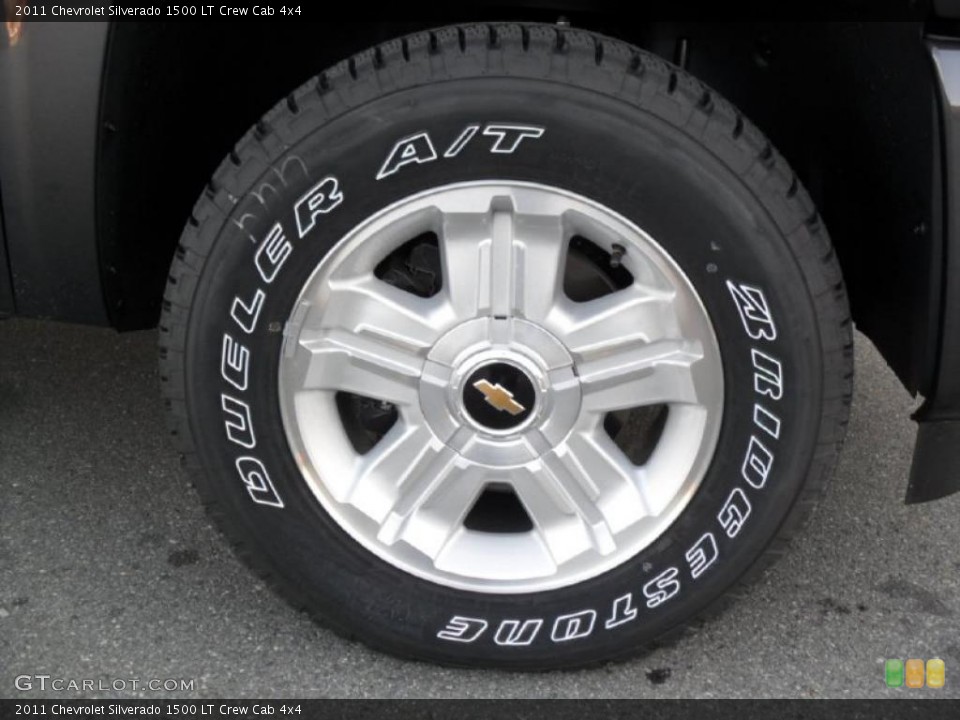2011 Chevrolet Silverado 1500 LT Crew Cab 4x4 Wheel and Tire Photo #41135467