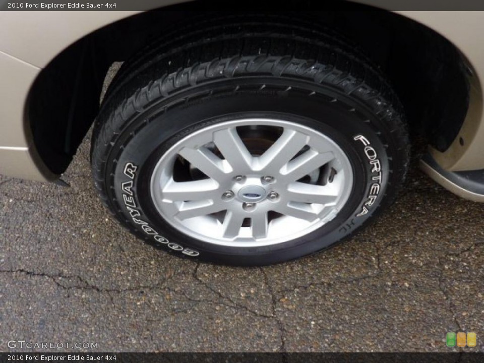 2010 Ford Explorer Eddie Bauer 4x4 Wheel and Tire Photo #41137583