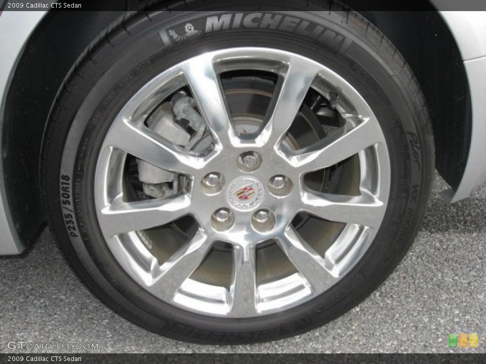 2009 Cadillac CTS Sedan Wheel and Tire Photo #41138671