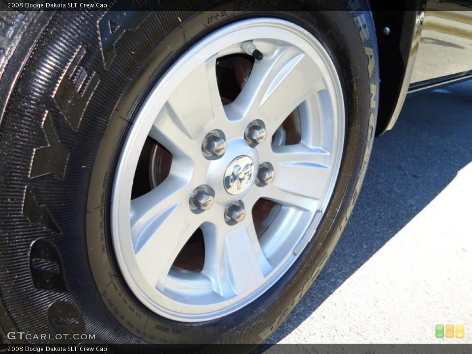 2008 Dodge Dakota SLT Crew Cab Wheel and Tire Photo #41139907