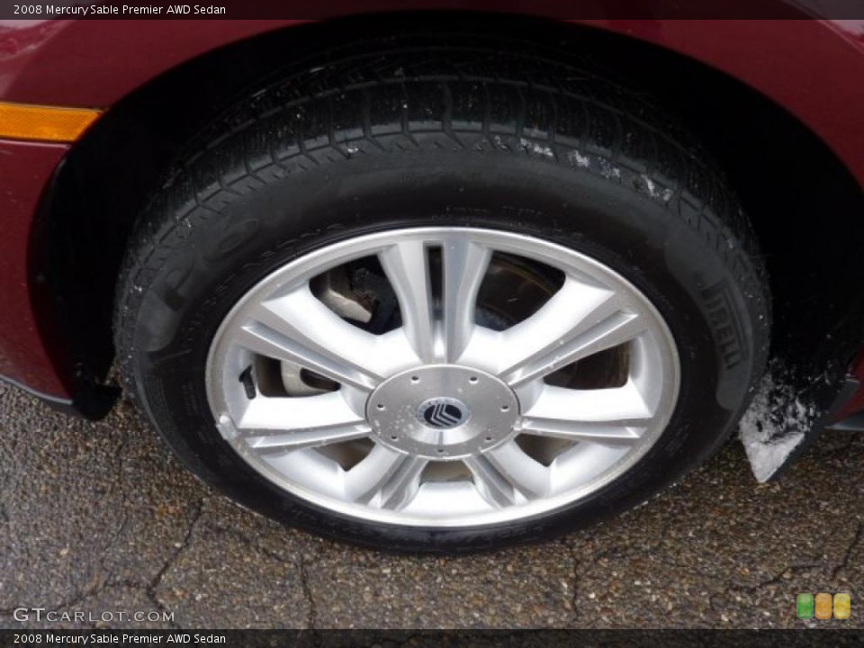 2008 Mercury Sable Premier AWD Sedan Wheel and Tire Photo #41140423