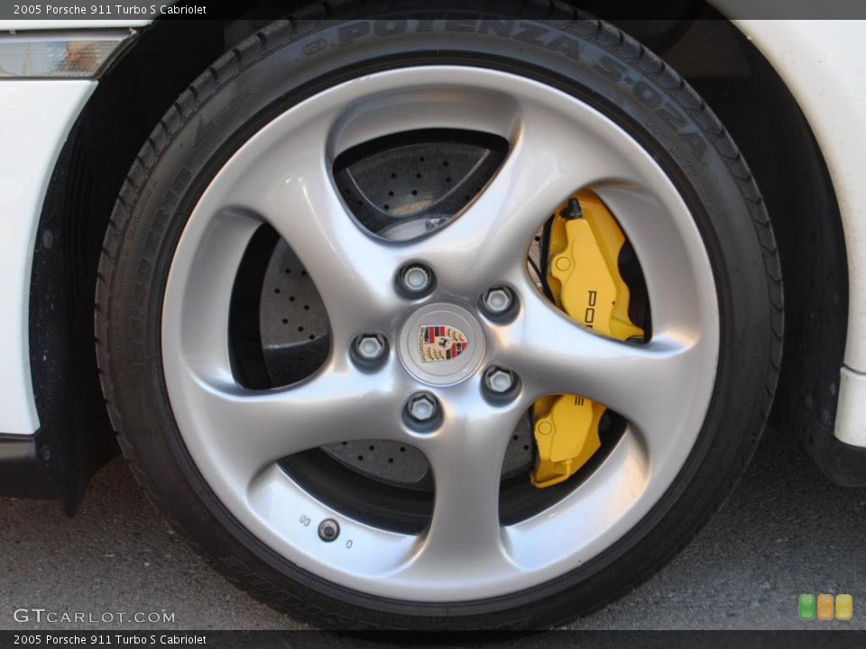 2005 Porsche 911 Turbo S Cabriolet Wheel and Tire Photo #41142551