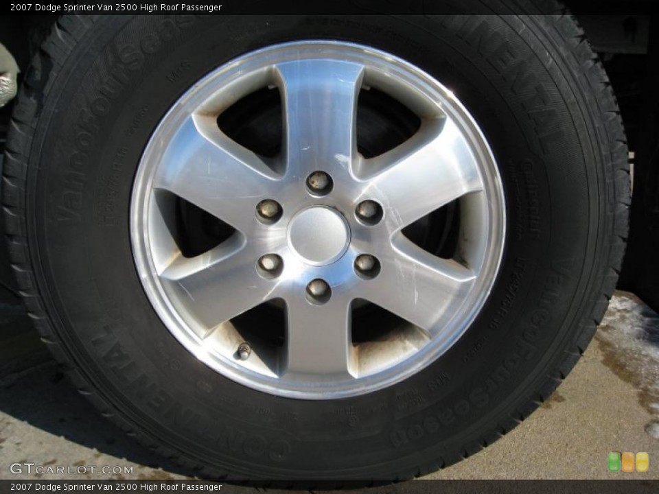 2007 Dodge Sprinter Van 2500 High Roof Passenger Wheel and Tire Photo #41149880