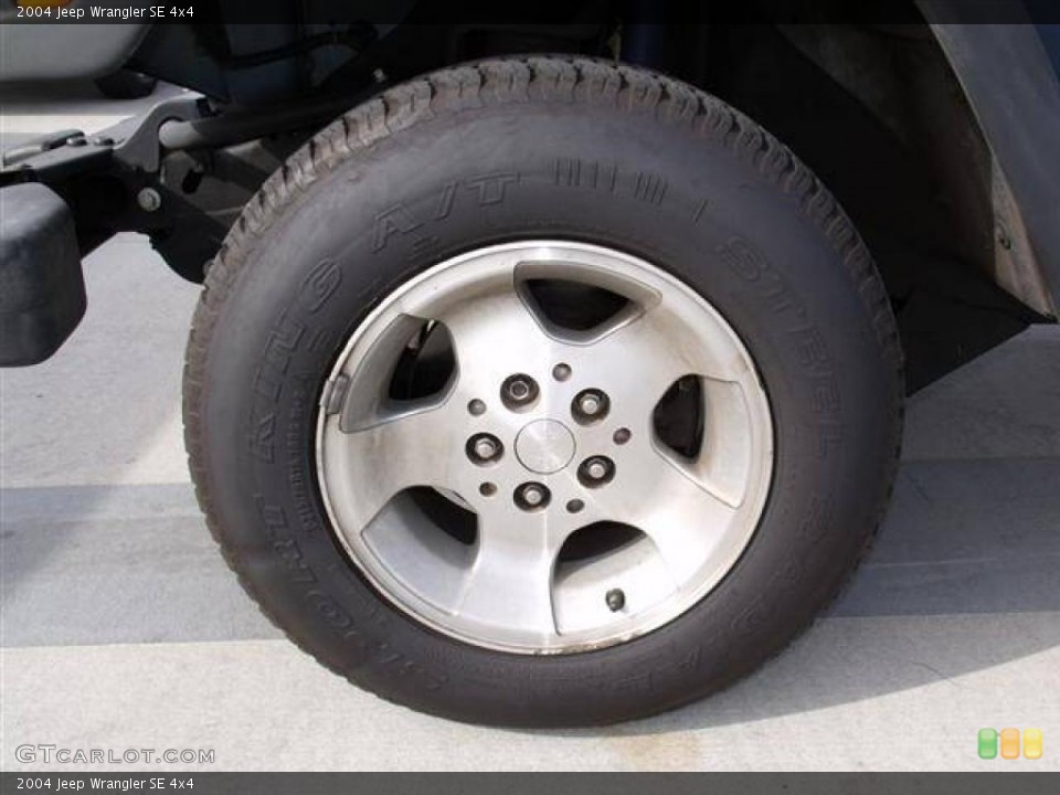2004 Jeep Wrangler SE 4x4 Wheel and Tire Photo #41150052