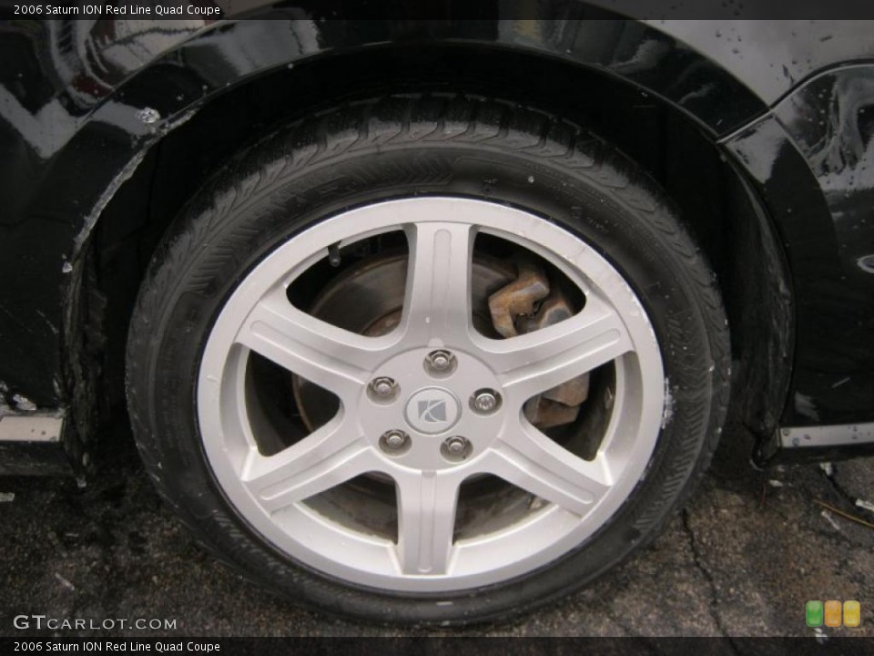 2006 Saturn ION Red Line Quad Coupe Wheel and Tire Photo #41152496