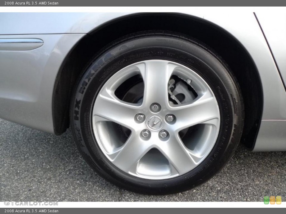 2008 Acura RL 3.5 AWD Sedan Wheel and Tire Photo #41169626