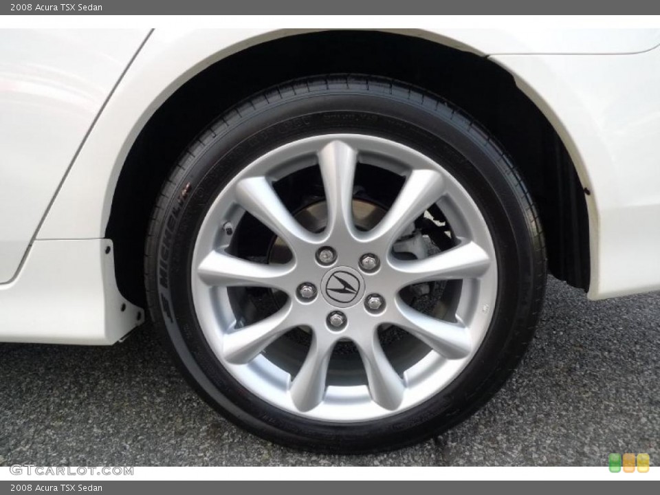 2008 Acura TSX Sedan Wheel and Tire Photo #41170430