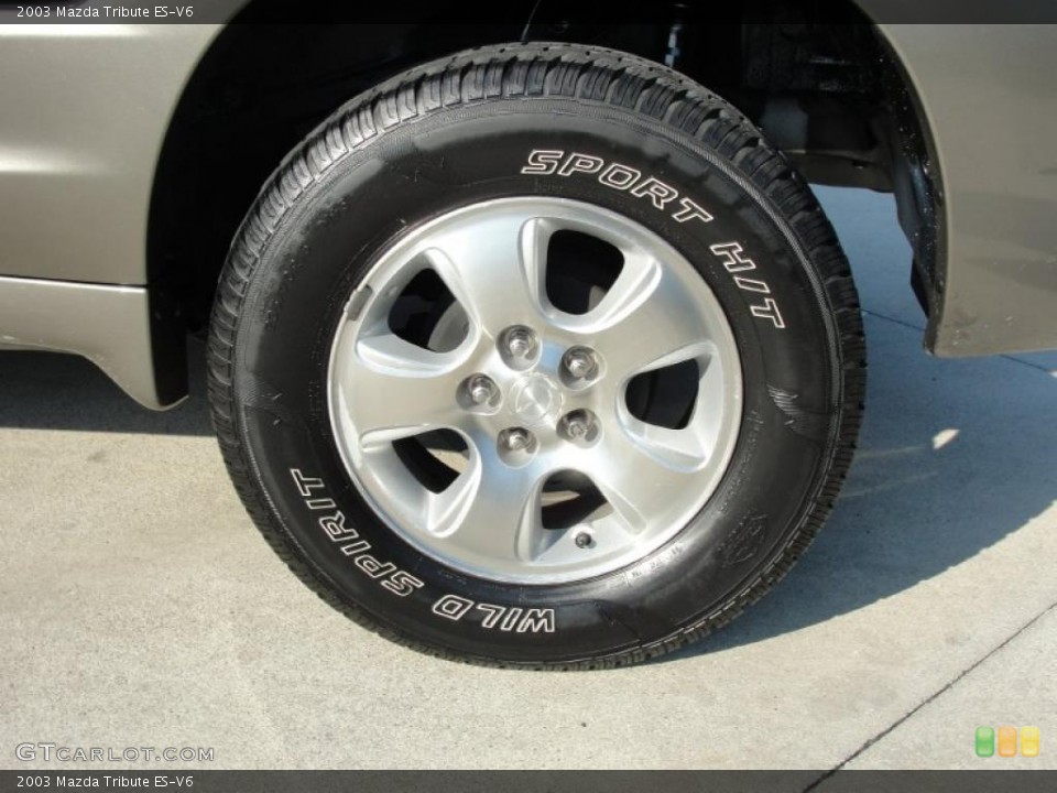 2003 Mazda Tribute ES-V6 Wheel and Tire Photo #41171310